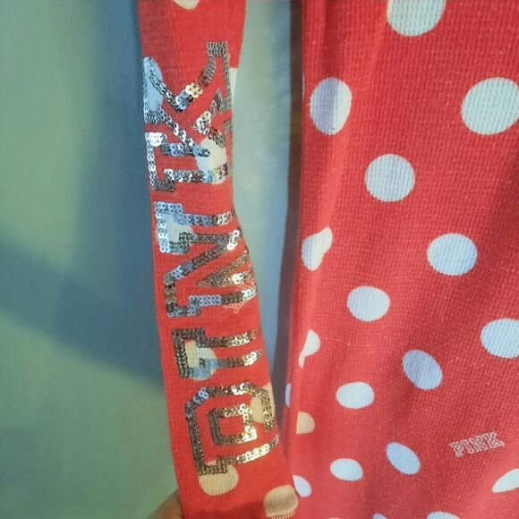 Victoria's Secret Pink Bling thermal one-piece pajama - Picture 3 of 6